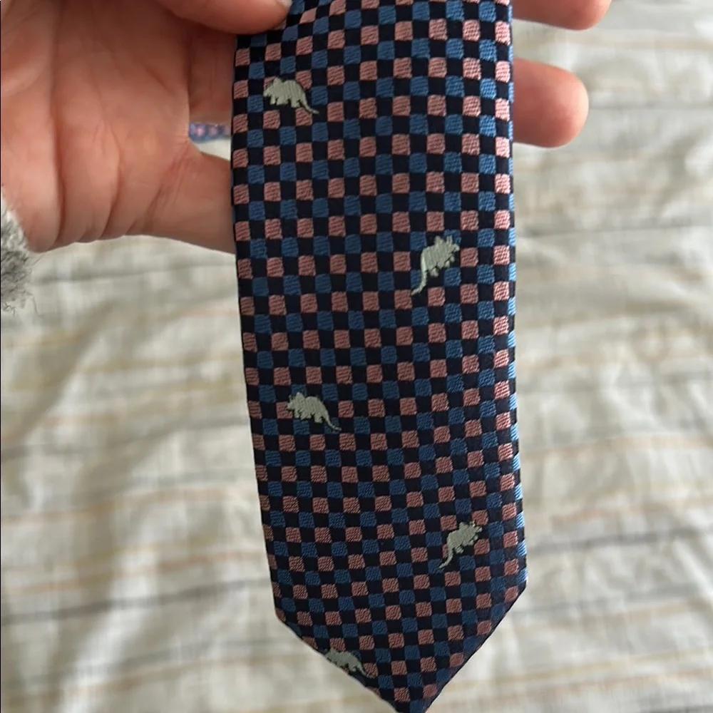 Cat & Jack Blue and Black Pre-Tied Polka Dot Tie